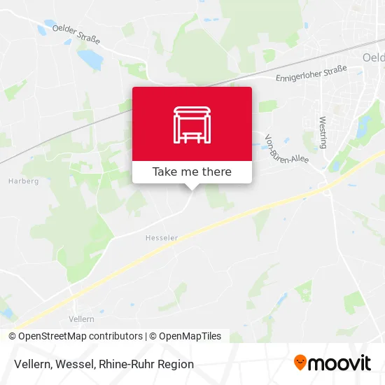Карта Vellern, Wessel