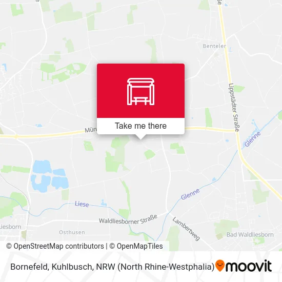 Bornefeld, Kuhlbusch map