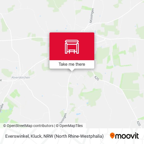Everswinkel, Kluck map