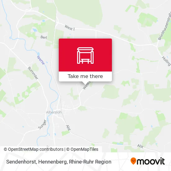 Карта Sendenhorst, Hennenberg