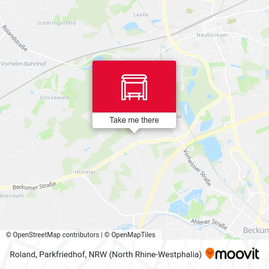 Roland, Parkfriedhof map