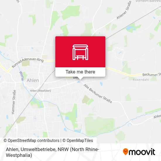Ahlen, Umweltbetriebe map