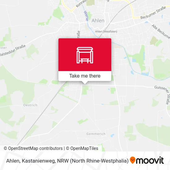 Ahlen, Kastanienweg map