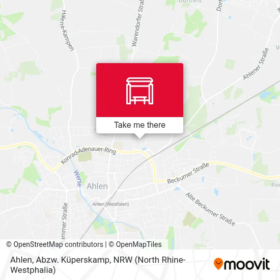 Ahlen, Abzw. Küperskamp map