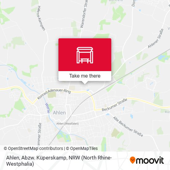 Ahlen, Abzw. Küperskamp map
