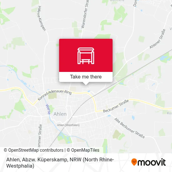 Ahlen, Abzw. Küperskamp map