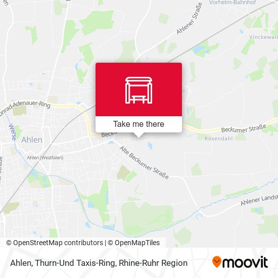 Ahlen, Thurn-Und Taxis-Ring map