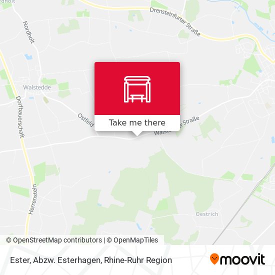 Ester, Abzw. Esterhagen map