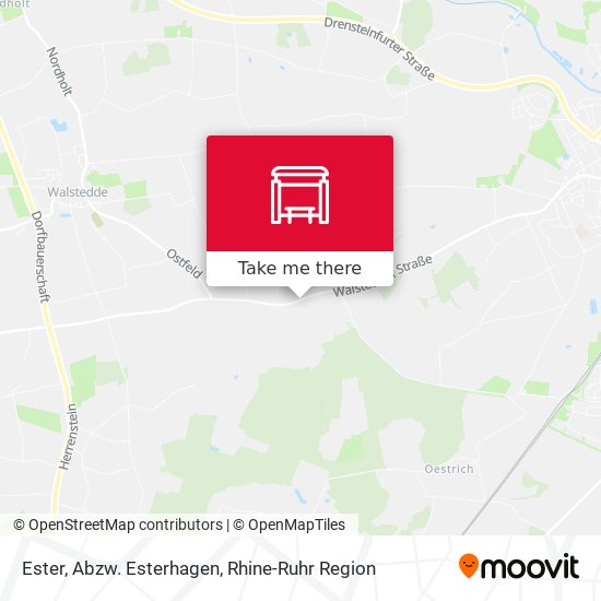 Ester, Abzw. Esterhagen map