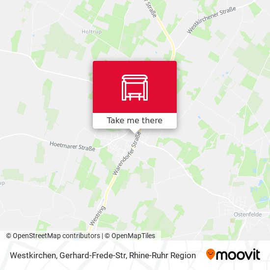 Westkirchen, Gerhard-Frede-Str map