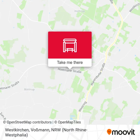 Westkirchen, Voßmann map