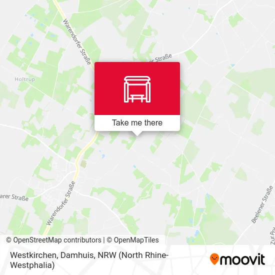 Westkirchen, Damhuis map