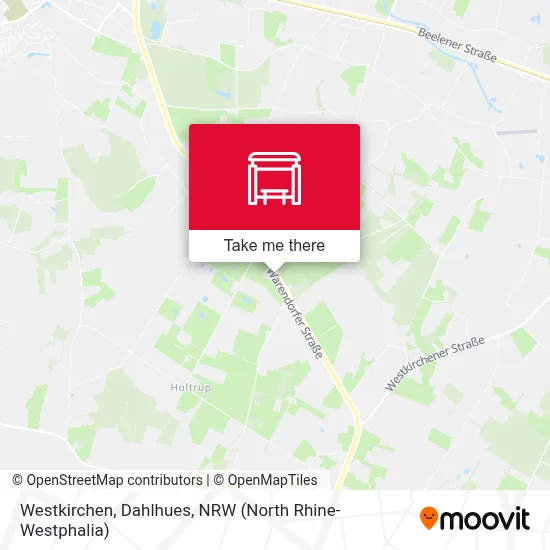 Westkirchen, Dahlhues map