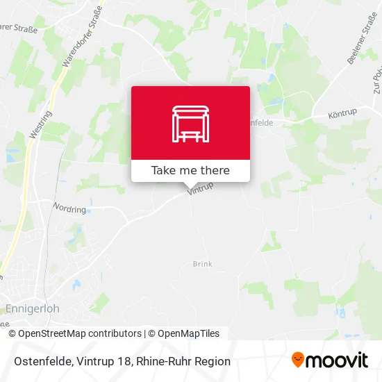 Карта Ostenfelde, Vintrup 18