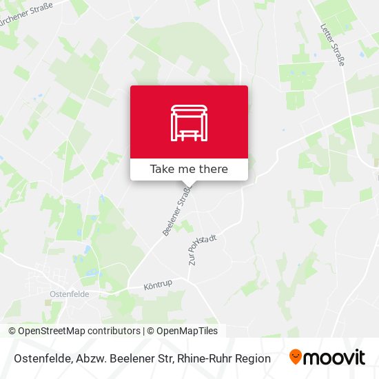 Ostenfelde, Abzw. Beelener Str map