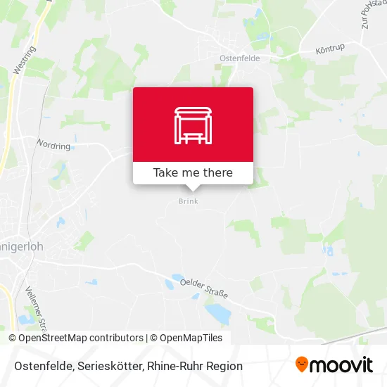 Карта Ostenfelde, Serieskötter