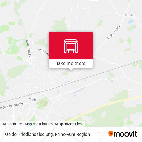 Карта Oelde, Friedlandsiedlung