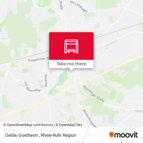 Карта Oelde, Goethestr.