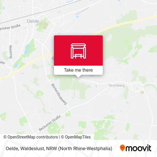 Oelde, Waldeslust map