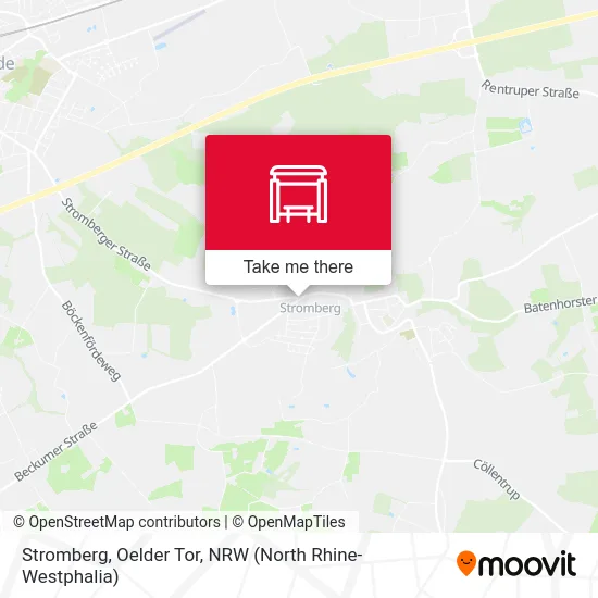 Stromberg, Oelder Tor map