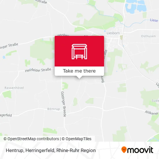 Карта Hentrup, Herringerfeld