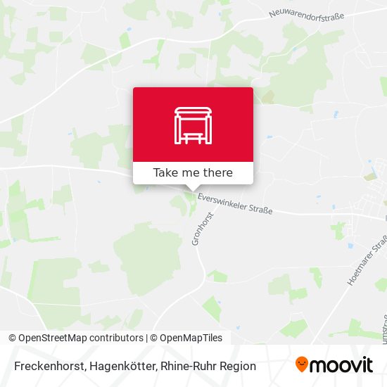 Freckenhorst, Hagenkötter map