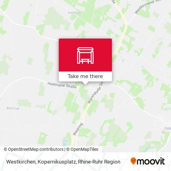 Westkirchen, Kopernikusplatz map