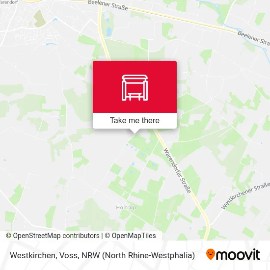 Westkirchen, Voss map