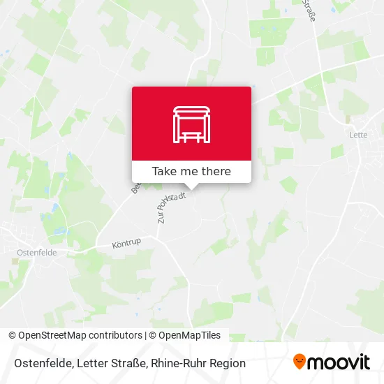 Карта Ostenfelde, Letter Straße