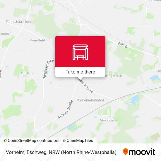 Vorhelm, Eschweg map