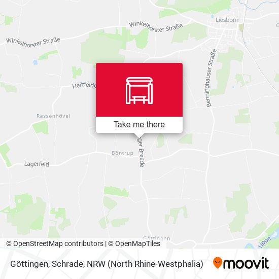 Göttingen, Schrade map