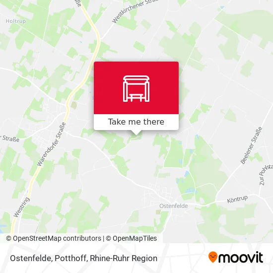 Карта Ostenfelde, Potthoff