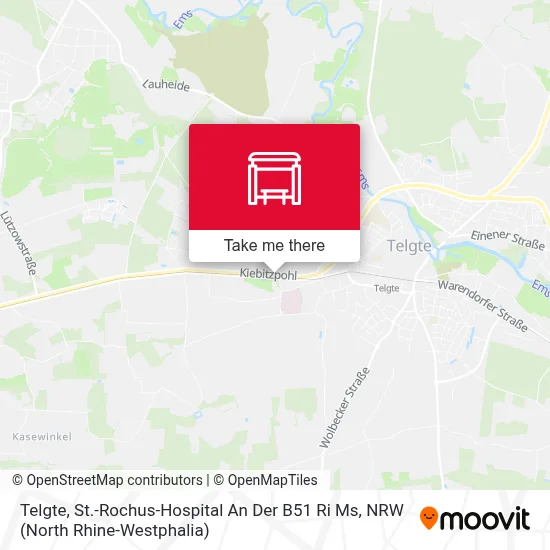 Telgte, St.-Rochus-Hospital An Der B51 Ri Ms map