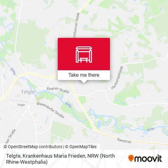 Telgte, Krankenhaus Maria Frieden map