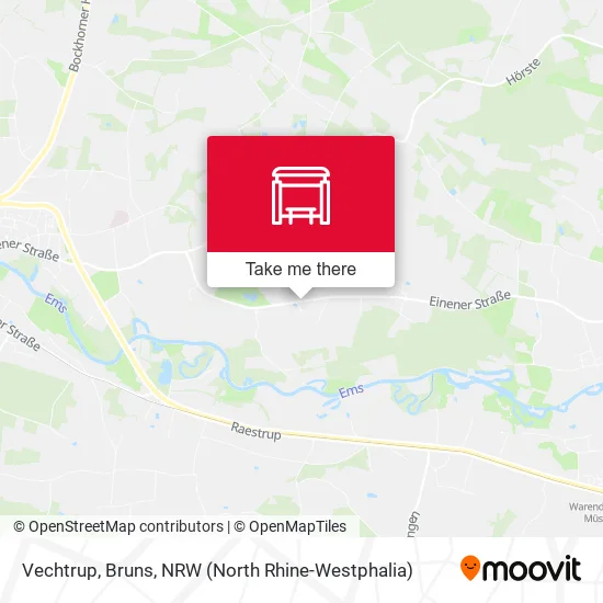 Vechtrup, Bruns map