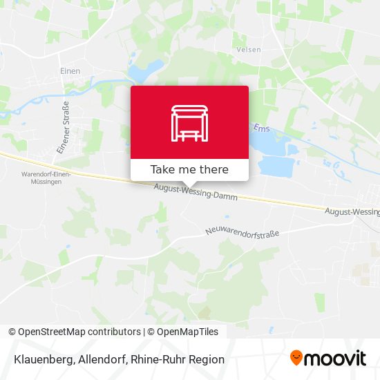 Klauenberg, Allendorf map