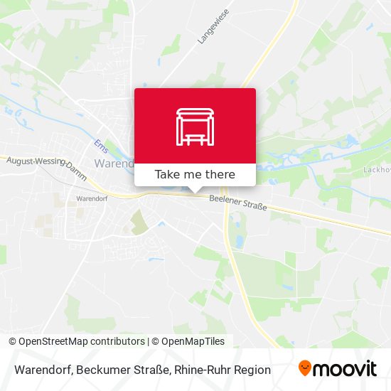 Warendorf, Beckumer Straße map