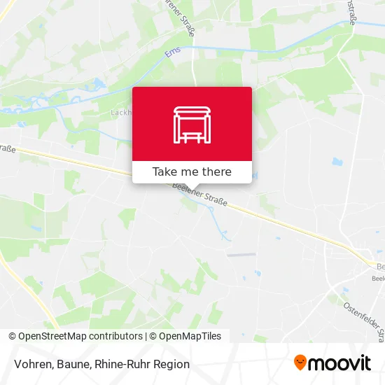 Карта Vohren, Baune