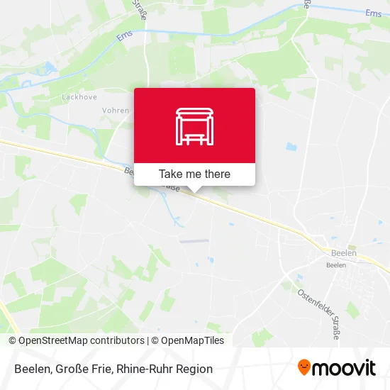 Карта Beelen, Große Frie