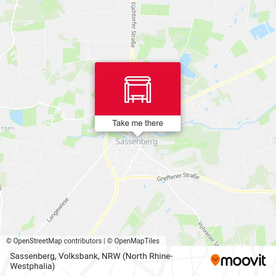 Sassenberg, Volksbank map