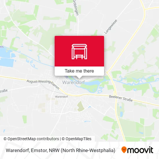 Карта Warendorf, Emstor