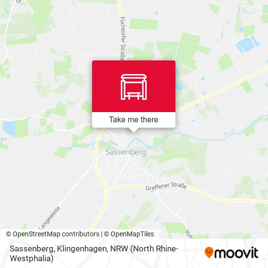 Карта Sassenberg, Klingenhagen