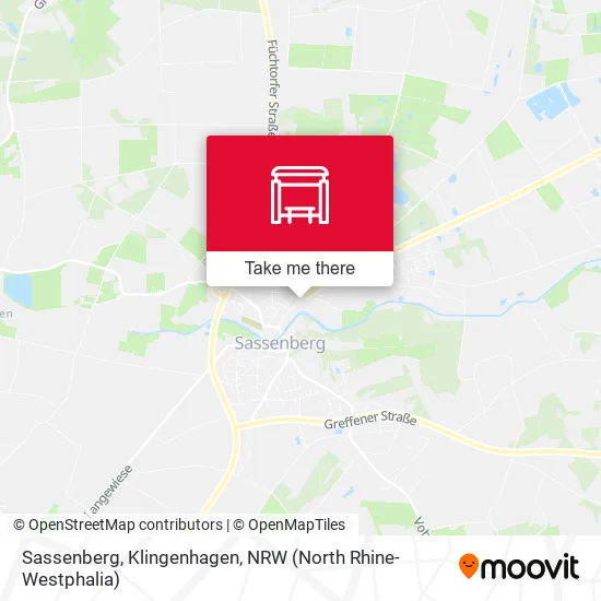 Карта Sassenberg, Klingenhagen