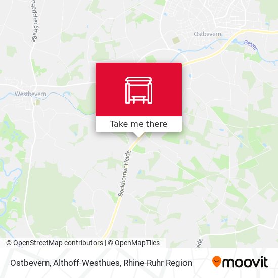 Ostbevern, Althoff-Westhues map