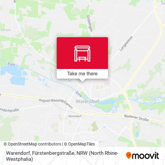 Warendorf, Fürstenbergstraße map