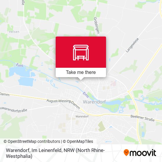 Warendorf, Im Leinenfeld map
