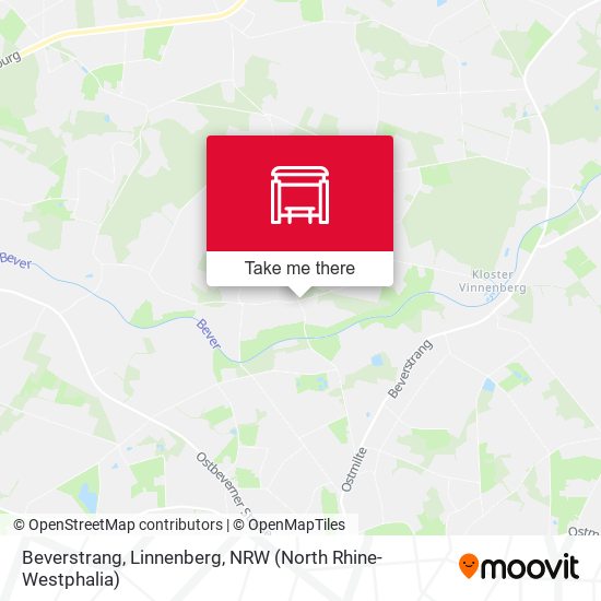 Карта Beverstrang, Linnenberg