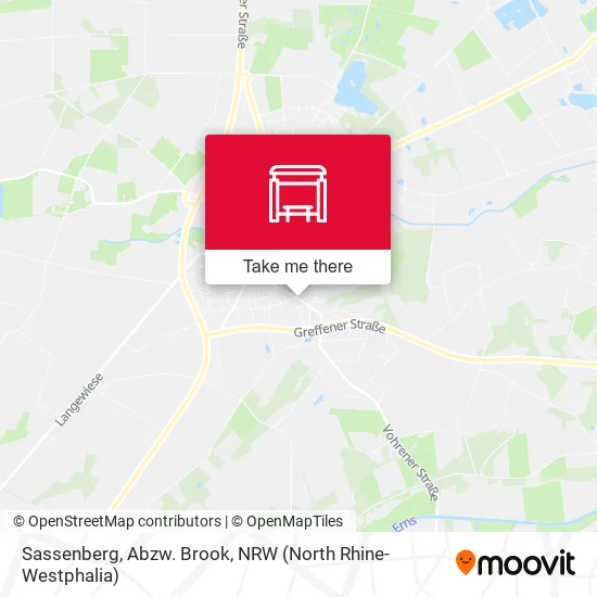 Карта Sassenberg, Abzw. Brook