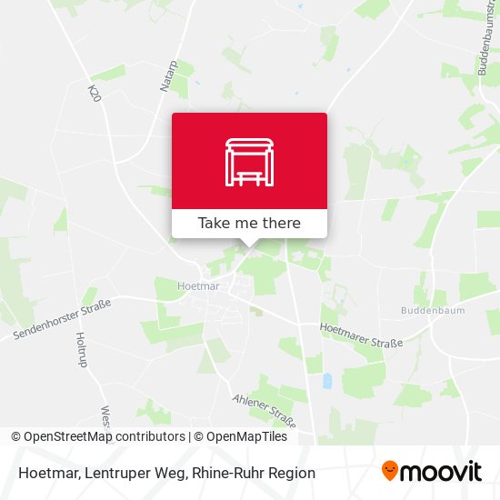 Hoetmar, Lentruper Weg map