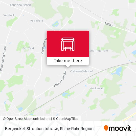 Bergeickel, Strontianitstraße map